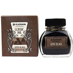 PLATINUM Classic Ink 60ml Sepia Zwart