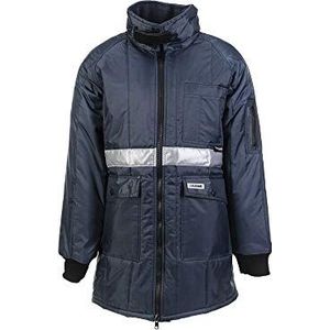 Planam Vrieshuis Parka, maat L, marine/korenblauw/meerkleurig, 5131052