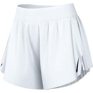 Nike Dames Shorts W Nk Arswft Dfadv Mr 3In Short, Wit/Zwart, FN2328-100, S