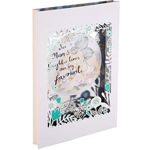 Hallmark Moederdag kaart voor moeder, van dochter - 3D Floral Frame Box Design