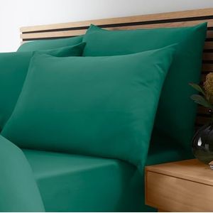 Catherine Lansfield So Soft Non-Iron Dubbel Hoeslaken Teal Groen