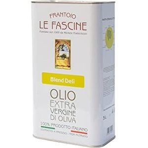 Le Fascine ""Blend Delì"" - 100% Italiaanse Extra Vierge Olijfolie Koud Geëxtraheerd 100% Geproduceerd van Ogliarola en Leccino Provençaalse Olijven (3 liter blik)