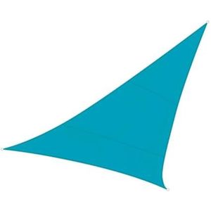 Perel Schaduwdoek, waterafstotend, 5 x 5 x 5 m, 160 g/m², polyester, driehoek, hemelsblauw