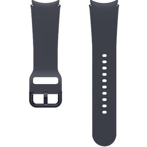 Samsung Sport Band (S/M) ET-SFR93 voor de Galaxy Watch6 | Watch6 Classic, Horlogebandje, Sport armband, Dames Originele Armband, Fluorrubber, elastisch, duurzaam, goede pasvorm, grafiet