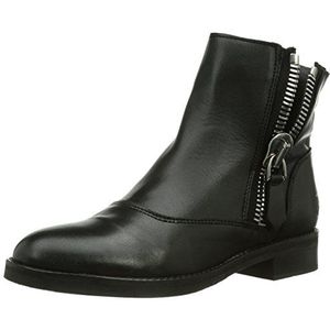 Bronx BX 709 dames halfhoge schacht laarzen, Zwart Black01, 40 EU