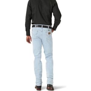 Wrangler Men's Cowboy Cut Active Flex Original Fit Jean, Bleach, 36W x 32L