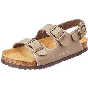 Lumberjack Bing Sandalen, Taupe/Beige, 34 EU