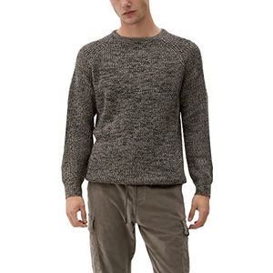 Q/S designed by Men's 2118682 gebreide trui, bruin, XXL