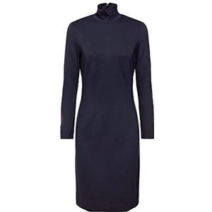 ESPRIT Jurk van punto-jersey, Donkerblauw, XS