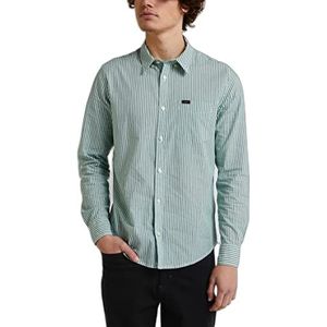 Lee Heren button down businesshemd, Frontier Olive, L