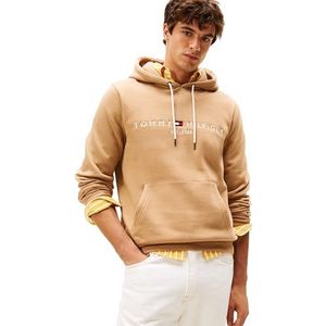 TOMMY HILFIGER - Sweatshirt - Cappuccino / Wit