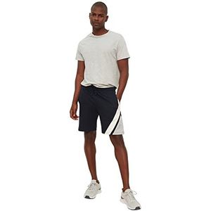 Trendyol Heren regular fit shorts & Bermuda Casual Shorts, Navy, Small