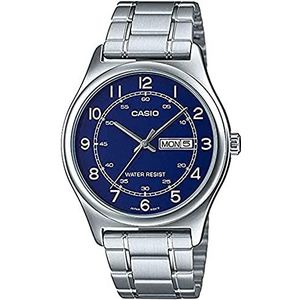 Casio Elegant horloge MTP-V006D-2B, Blauw, Klassiek