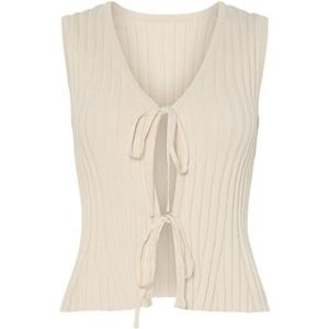 Pieces - JOYLYNN - Damestop - Katoenmix - Regular Fit - Mouwloos