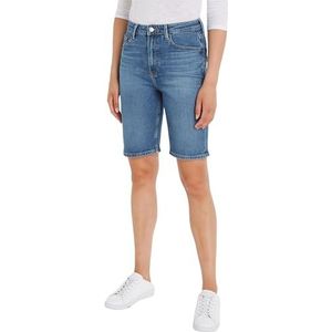 Tommy Hilfiger Dames DNM Slim Short HW Mel Mel 25W, Mel, 25W