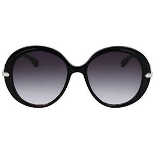 KARL LAGERFELD Dames KL6084S zonnebril, zwart/schildpad, één maat, Zwart/schildpad, one size