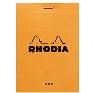 Rhodia Kladblok, No12 A7+, Gevoerd - Oranje