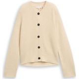 Tom Tailor - Vest - Sand stone beige melange - Met Ribboorden