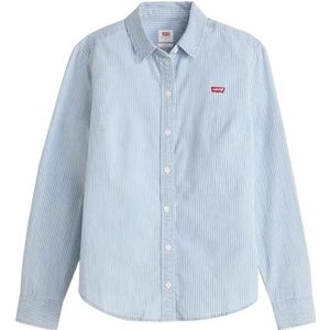 Levi's - New Classic Fit - Overhemd - Blauw - Lange Mouwen - Katoen