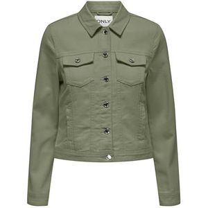 ONLY Dames ONLTIA L/S Colored Jacket PNT RP Jacket, Oil Green, 40, oil green, 40