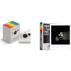 Polaroid - Now Generation 3 - Instantcamera + Zwart-Wit Film (8 filmpakket) - Wit