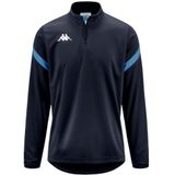 Kappa - Dolvole - Sweatshirt - Halve Rits - Heren - Nauw Aansluitend - 100% Polyester