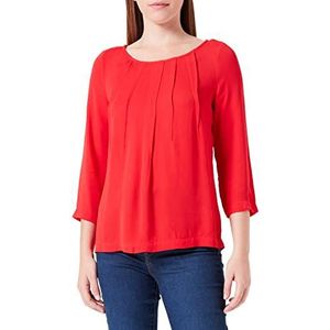 s.Oliver BLACK LABEL Damesblouse met korte mouwen, rood, 32, rood, 32