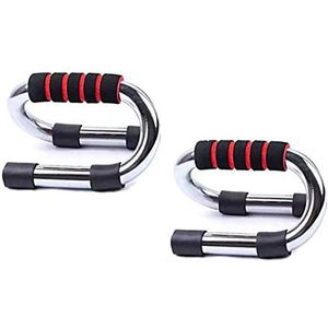 FFitness Push Up Stand Bars Unisex Volwassenen, Blauw, Eenheidsmaat