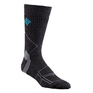 Columbia Heren 1 Pack Premium Wandelen Crew Sokken, Grijs, 6-12