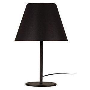 Moira Lighting by Homemania Moderne tafellamp E27, 100 W, zwart, 47 cm kap: 30 x 23 cm-180 cm, 17 -