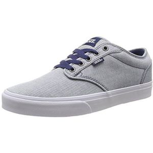 Vans Heren Atwood Low-top, Blauw Textiel Patriot Blauw Wit, 42.5 EU