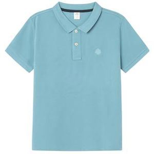 SPRINGFIELD Basic poloshirt voor jongens, blauwe print, 6 años