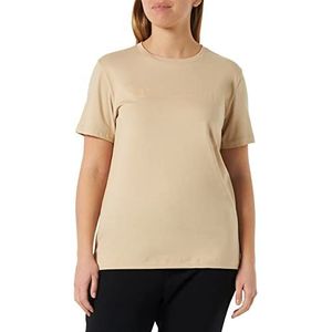 Champion Legacy American Classics Logo Regular S/S T-shirt voor dames, Bruin Taupe, M