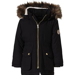 NAME IT MINI meisjesjack NMFMABE PB Camp Parka, zwart, 80