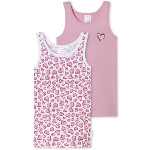 SCHIESSER - Hemd 0/0 - Onderhemden - Meisjes - 100% Bio-Baumwolle - Dubbelpack