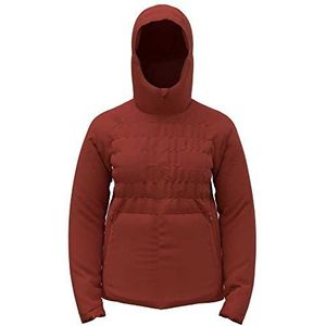 Odlo ASCENT S-THERMIC HOODED jas voor dames, ketchup