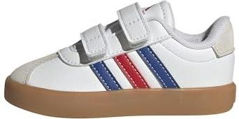 adidas Uniseks-Baby VL COURT 3.0 SHOES INFANTS, ftwr white/team royal blue/better scarlet, 23 EU