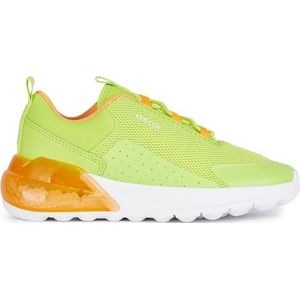 Geox Jongens J Activart Illuminus Sneakers, lime, 24 EU