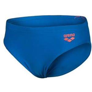 Arena Zwembroek voor jongens en jongens, grafische zwemslips voor jongens, grafisch (pak van 1), Blauw China-calypso Koraal, 62
