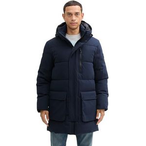 TOM TAILOR Herenparka met afneembare capuchon, 10668 - Sky Captain Blue, XL