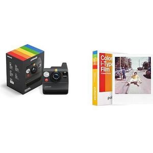 Polaroid - Now Generation 3 - Instantcamera + kleurenfilm (8 filmpakket) - Zwart