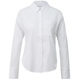 comma - Overhemdblouse - Regular Fit - Katoenmix met Stretch - Met Borstzak