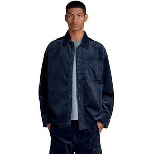 G-STAR Boxy Fit Shirt voor heren, blauw (Salute D23007-d405-c742), L