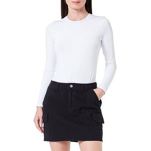 Bestseller A/S Onlmalfy Hw Short Cargo Rok PNT Cargorock voor dames, zwart, XS