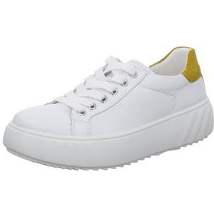 ARA Dames Sneaker Low 12-46523, Witte zool, 38.5 EU Breed