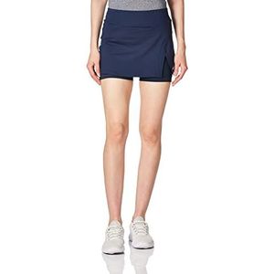 Nike DH9779-451 W NKCT DF VCTRY Skirt Strt Shorts Dames Obsidiaan/Wit Maat XS