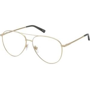 NINA RICCI VNR392 brilmontuur voor voorgeschreven brillen, glanzend zwart + roze, 58/140/14 voor dames, glanzend zwart + roze, 58/140/14