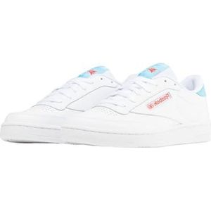 Reebok CLUB C 85 heren Sneaker Low top, FTWWHT/KINBLU/DYNRED, 47 EU