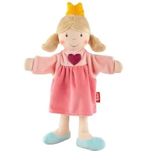 sigikid 43045 handspeelpop, roze/prinses, eenheidsmaat