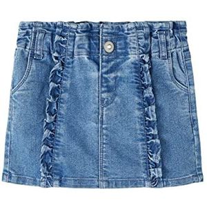 NAME IT Girl's NMFBELLA DNM Rok 1258-FT FB Rock, Medium Blue Denim, 98, blauw (medium blue denim), 98 cm